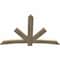 Ekena Millwork Alberta Rough Sawn Timber Gable Bracket, Douglas Fir, 72"W x 48"H x 2"D x 6"F, 16/12 Pitch GBW072X48X0206ALB00RDF - alternate 4